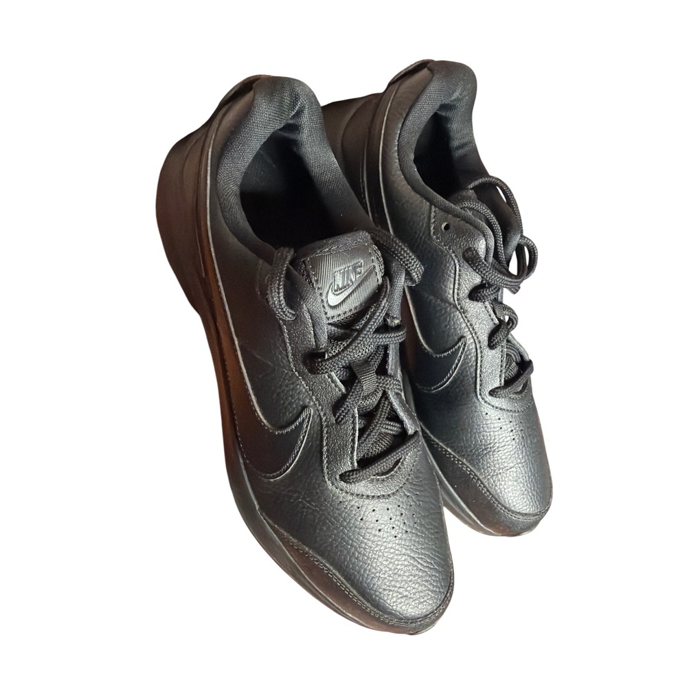Nike Defy All Day Triple Black Leather Training Shoes CN9146-001 Mens 6.5Y 39